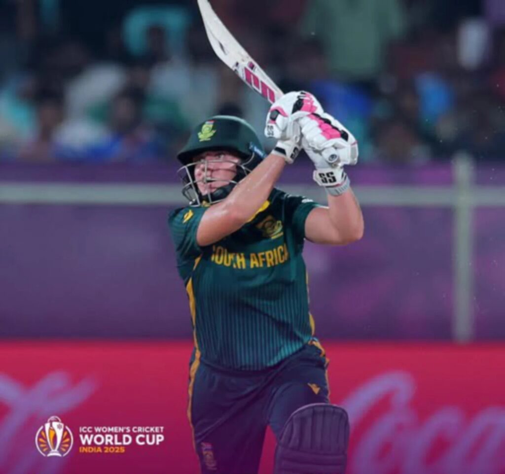 Nadine De Klerk hits daylights out of India Women